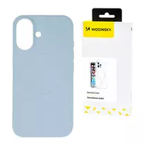 Wozinsky Silicone Magsafe Magnetic Samsung Galaxy S25 Ultra – dėklas telefonui mėlynos spalvos