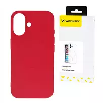 Liquid Silicone MagSafe for Samsung Galaxy S25 Plus – dėklas telefonui raudonos spalvos