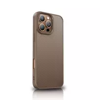 Wozinsky Carbon Fiber with MagSafe for Samsung Galaxy S25 Plus – dėklas telefonui rudos spalvos