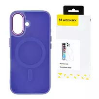 Wozinsky Fashion with MagSafe for Samsung Galaxy S24 FE – dėklas telefonui violetinės spalvos