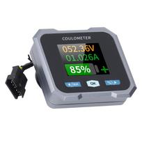 „Bluetooth“ akumuliatoriaus monitorius, atsparus vandeniui 400A 10?100 V šuntas 1,8 colio ekranas Baterijos maitinimas Įtampa Srovė