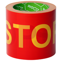 Juosta STOP 100mmx100m geltona-raudona Zoom