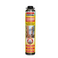 Montavimo ir sandarinimo PU putos Soudal Yellow Gunfoam, pistoletinės, 750 ml
