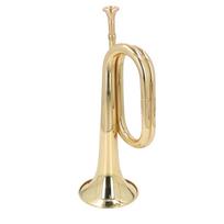 C klavišas Ispaniška bugneliu žalvarinė kavalerijos trimita Pūtimo vamzdinis instrumentas 11 cm skersmens 34 cm aukščio
