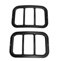 2 vnt. Galinio buferio rūko žibinto rėmelio dangtelis, tinkantis Jeep Wrangler 2007-2018