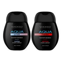 Wicked Sensation Kit, 90 ml Šaldančio ir šildančio vandens pagrindo lubrikantų rinkinys