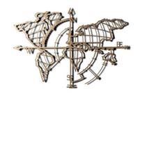 Pakabinama dekoracija World Map Compass Led, 1 vnt.