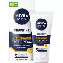 Drėkinamasis veido kremas NIVEA MEN SENSITIVE SPF15