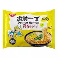 Greitai paruošiami makaronai NISSIN DAMAE, miso skonio, 100 g