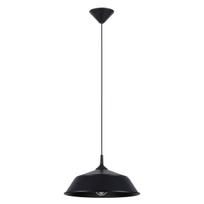 Pakabinamas šviestuvas SOLLUX FRIKA, 1xE27, max 15 W LED, juodas