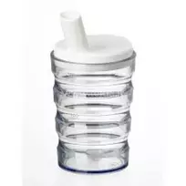 Puodelis gėrimams su snapeliu, skaidrus, 200ml