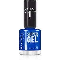 Rimmel Super Gel gelinis nagų lakas, stingstantis be UV / LED lempos atspalvis 100 Cobalt Heaven 12 ml
