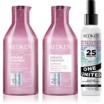 Redken Volume Injection ekonomiška pakuotė plaukų apimčiai didinti