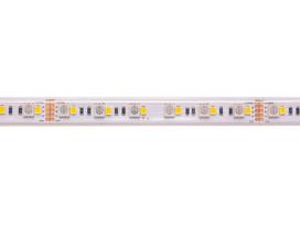 LED juosta 24V 19.2W/m hermetiška T formos IP67, RGB+WW, padidinto efektyvumo, PREMIUM AKTO
