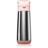 B.Box Insulated Drink Bottle termosas su šiaudeliu Blush Crush 500 ml