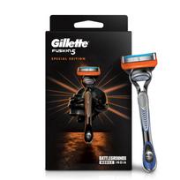Gillette Fusion vyriškas skustuvas skutimosi ir barzdos formos su Battlegrounds Mobile India (BGMI) Rankena, 1vnt