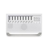 3in1 liepsnos oro difuzorius, ultragarsinis aromaterapijos drėkintuvas, 8 baltojo triukšmo derinys ir „Bluetooth“ muzikos grotuvas, kvapų difuzorius balta