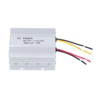 DC 12V į 24V automobilinis stiprintuvas Aliuminio lydinio DC 12V į 24V Saugus Stabilus 10A 240W DC maitinimo stiprintuvas