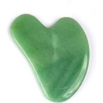 Gua Sha veido priemonė Jade Gua Sha šveitimo masažo akmuo veidui Kūno odai Šaukšteliu / SPA / kaklo atpalaidavimui