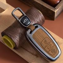 Naujas metalinis automobilio nuotolinio valdymo pultelio dėklas, dangtelis, korpusas A1 A3 A4 A5 A6 A7 A8 Quattro Q3 Q5 Q7 2009-2015 apsaugos priedai ruda