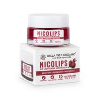 Bella Vita Organic NicoLips lūpas šviesinantis šveitiklis, 20 g