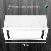 Garų surinkėjas Elica ENTER ADVANCE PLUS WH/A/72 PRF0207739