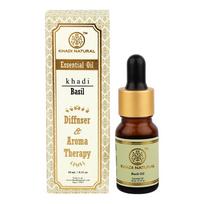Khadi natūralaus eterinio aliejaus žolelių esencija, 10 ml Basil Essential Oil, 10ML