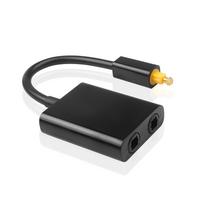 Optinio pluošto skirstytuvas, optinis garso kabelis, optinis skirstytuvo adapteris, 2 krypčių „Toslink“ skirstytuvas, SPDIF, 2 viename, skirtas HDTV, DVD, skaitmeniniam televizoriui, garso juostos stiprintuvui