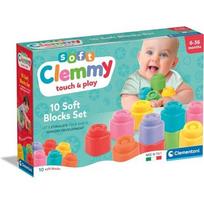 Minkštos kaladėlės Clementoni Soft Clemmy, 10 vnt.