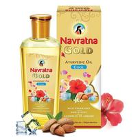 Navratna Gold Ajurvedinis aliejus | Malšina kūno skausmus, nemigą, galvos skausmą ir nuovargį, 200 ml 200ml