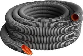 EVOEL FM-0H-SMART 25 mm, 750 N Halogen free corrugated pipe, grey, (50 m on roll) 1030502550001C08002 | 4752053009115