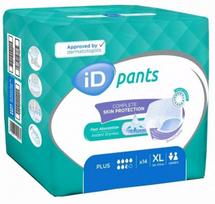 Vienkartinės kelnaitės iD Pants Plus XL, 14 vnt.