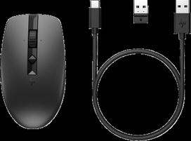 HP 710 įkraunama tylioji pelė, dvipusė, RF belaidė, MOUHP6E6F2AA