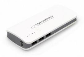 Esperanza EMP106WE Radium 8000 mAh Pilka, Balta
