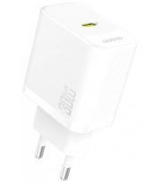 Baltas PD GaN 1xUSB-C 30W pakrovėjas "Dudao A27P"