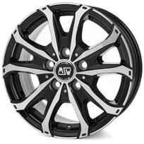 R16x6.5J 5X118 ET55 CB-71.1 Gloss Black Full Polished