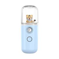 Mini Nano Veido Drėkinimo Purškiklis Oro Drėkintuvas Belaidis Įkraunamas Nešiojamas Veido Vandens Papildiklis Kvepalų Aromato Difuzorius Blue Tiger