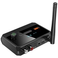 „Bluetooth 5.3“ garso imtuvas, palaikantis belaidį USB U-Disk Play adapterį R/L 2 RCA/3.5MM AUX/optinio pluošto lizdui automobiliniam garsiakalbiui juoda