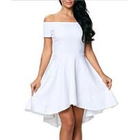 Women'S Short Spring And Summer Styles Sexy Fashionable Casual Vacation Daily Short Sleeved Satin Suspender Dress S balta