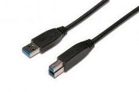 ASSMANN USB 3.0 connection cable, A/M – B/M, 1.8m, AK-112301