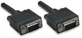 MANHATTAN, SVGA duomenų kabelis M/M, 10.0m, triple shielded (3 x coaxial), 312776, ICOC SVGA-B-10