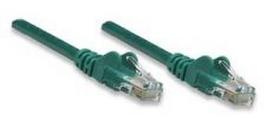 INTELLINET  UTP LAN kabelis, patch, 0.5m, green, 2xRJ45, 329477, 325912, 318167