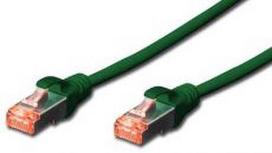 DIGITUS SFTP LAN kabelis, patch 6 cat, 0.25m, green, 2xRJ45, DK-1644-0025/G