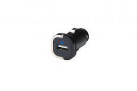 Ednet Car charger mini 12/24V – USB 5V 1A black, 31800