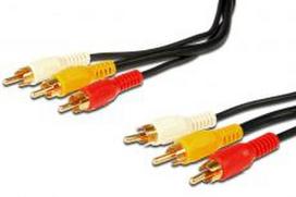 84421 RCA JUNGIAMASIS LAIDAS 3xRCA M/M  1.5m, Ednet