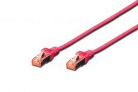 DIGITUS SFTP LAN kabelis, patch 6 cat, 3.0m, magenta, 2xRJ45, DK-1644-030/MG