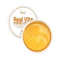 Prreti Real Vita Hydrogel Eye Patch, 60 Patches – Korean Skincare, Brightening, Hydrating, Anti-Aging, 60Patches beige