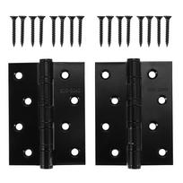 304 Stainless Steel Door Hinge Thickness Mute Flat Hinge Black Hardware Fittings for Home Use3.0mm
