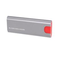 M.2 NVME SSD korpusas 10Gbps didelės spartos perdavimas PCIe NVMe m raktas M.2 SSD korpuso adapteris pilka
