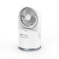 Household Portable Air Conditioner Humidifier Night Light 3 In 1 Usb 2000mah Wireless Large Spray Humidifier Cooling Mini Fan White- 2000mah